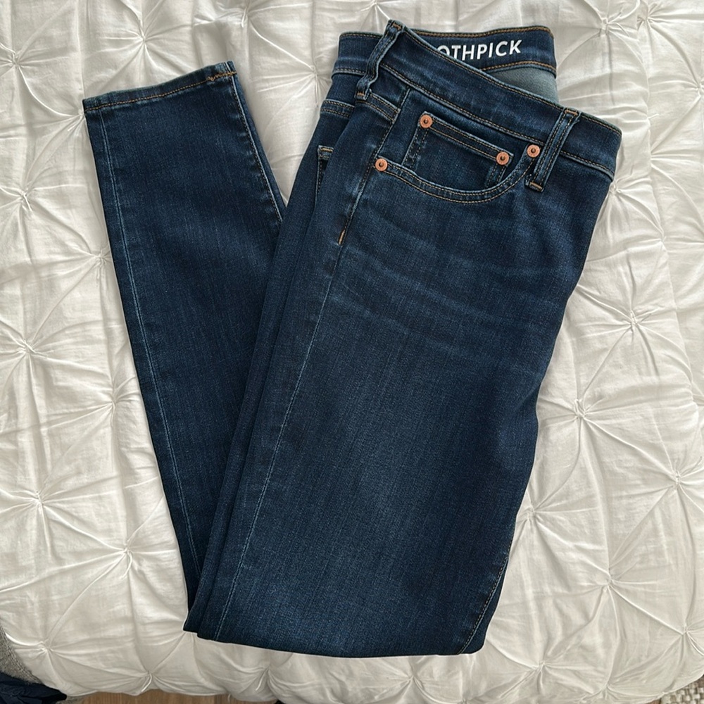 J. Crew 9” Toothpick Skinny Jeans - Picture 2 of 3